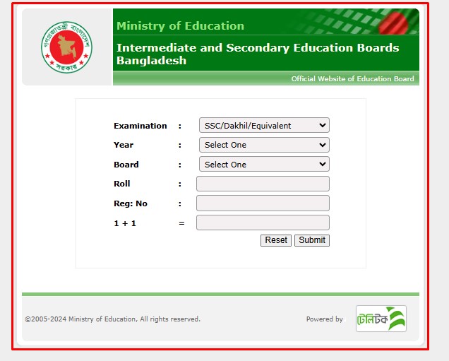 All Education Board Result SSC 2025